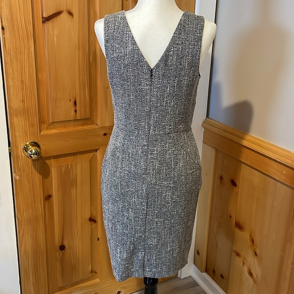 Blue tweed Banana Republic dress - Picture 5 of 9
